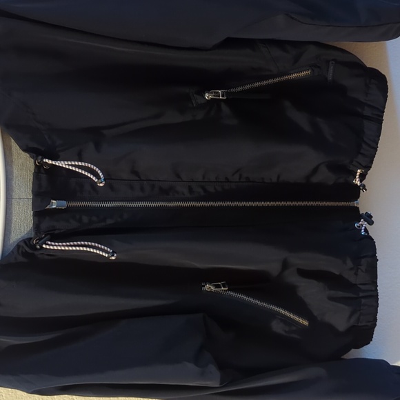 Athleta Chill Bomber Jacket, Navy Captain SIZE  S              #202074 N0513 - Picture 2 of 5